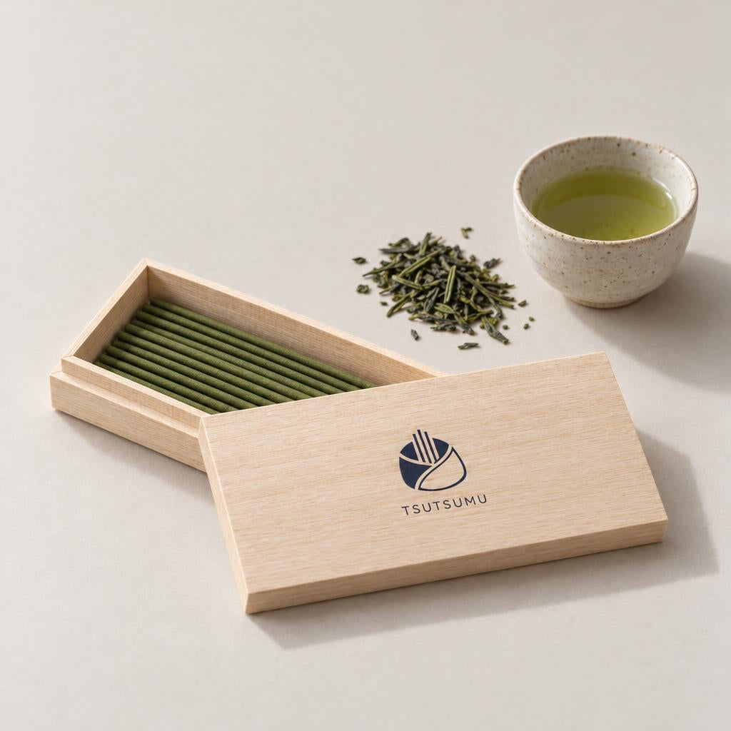 お線香 日本茶